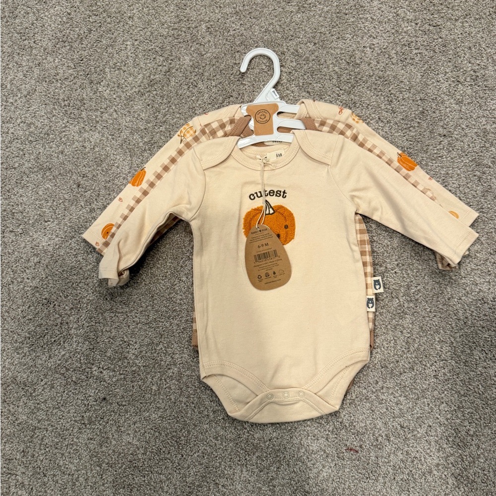 Adorable Fall Baby Bodysuit Set